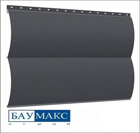 Сайдинг металлический БРЕВНО Графит RAL 7024 ПЭ